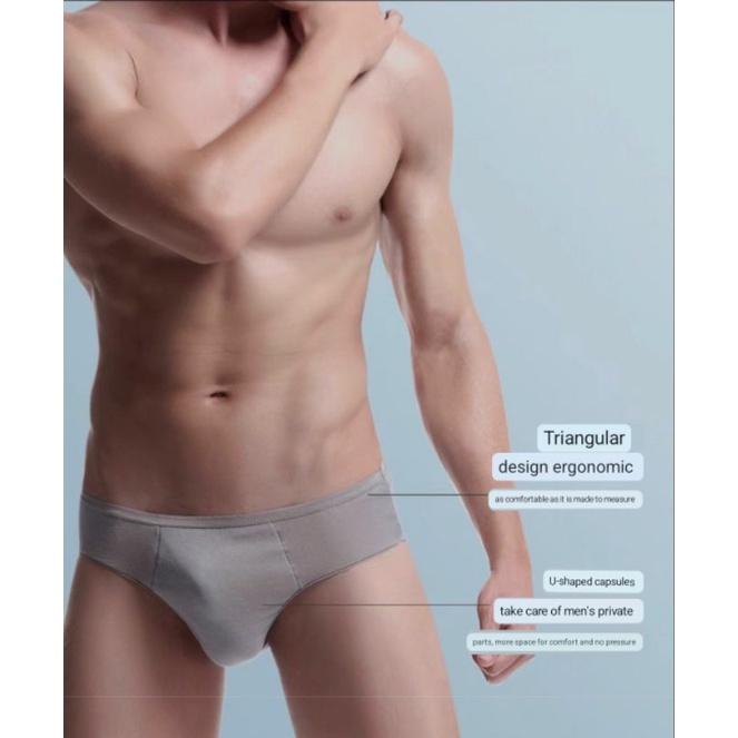 [SG Seller] Disposable underwear men's triangle sterile travel business