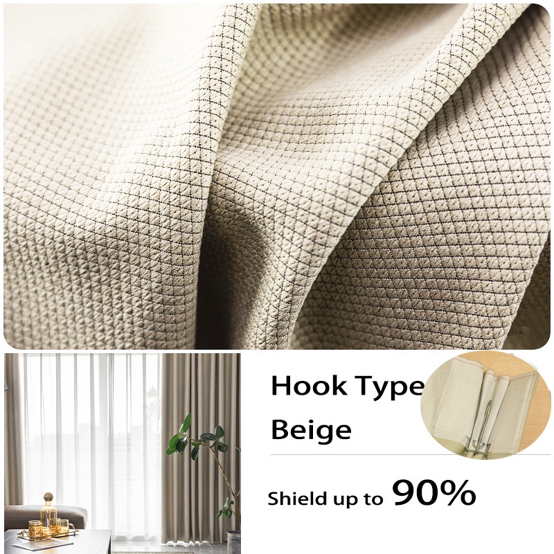 Art Living SG Stcok 1 PC Hook / Eyelet Type Blackout Curtain 2021 ...