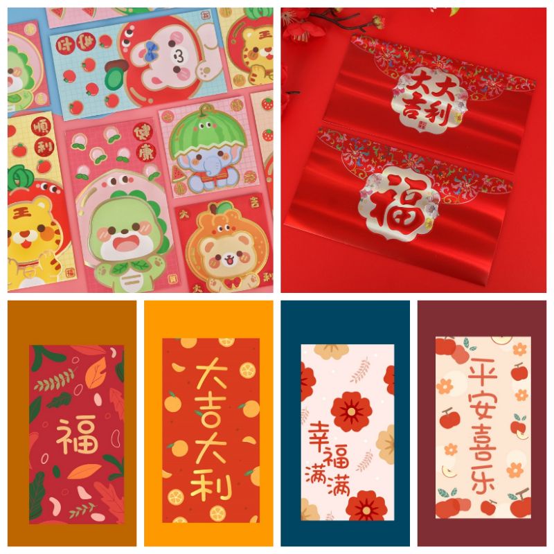 Red Packet Hong Bao Ang Bao CNY Hongbao Angpao | Shopee Singapore