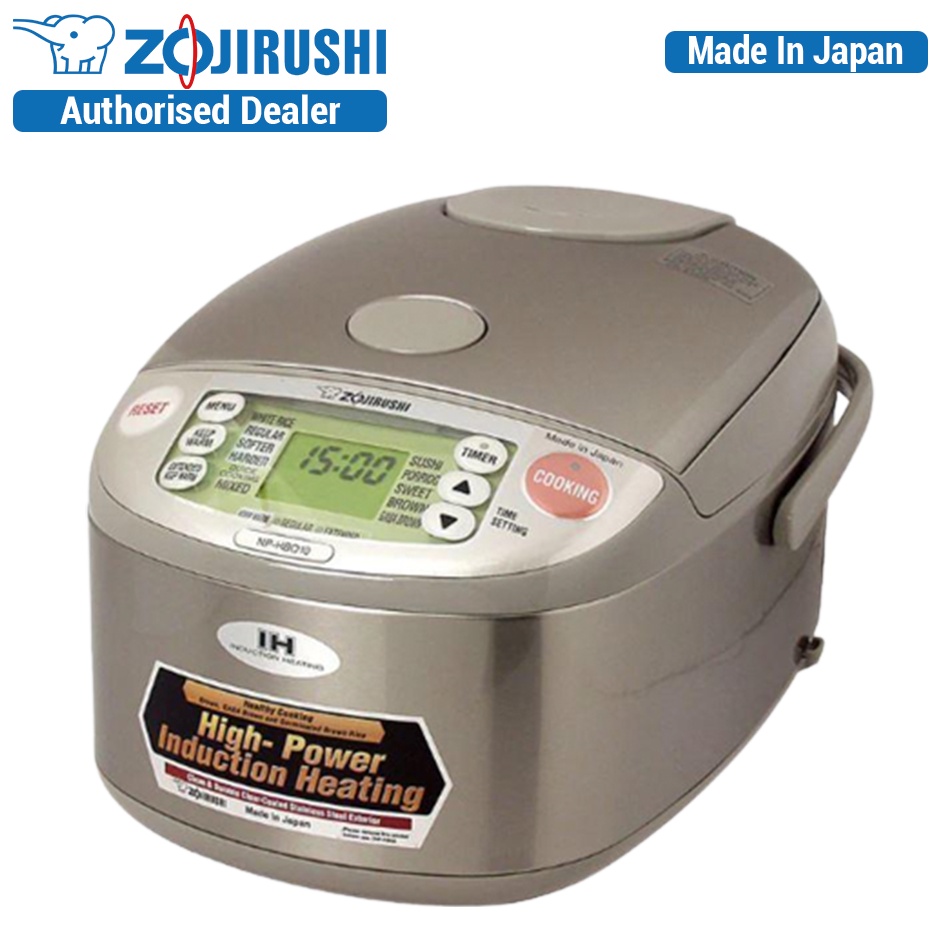 Zojirushi 1.0L Induction Heating Rice Cooker/Warmer NPHBQ10 (Stainless