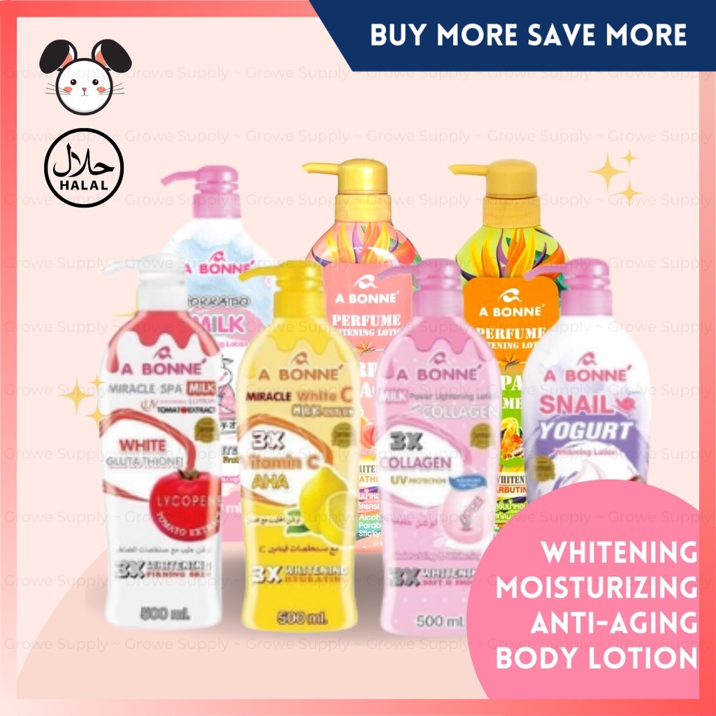 [SG INSTOCK] A Bonne Whitening Lotion 500ml (Milk power/hokkaido milk ...