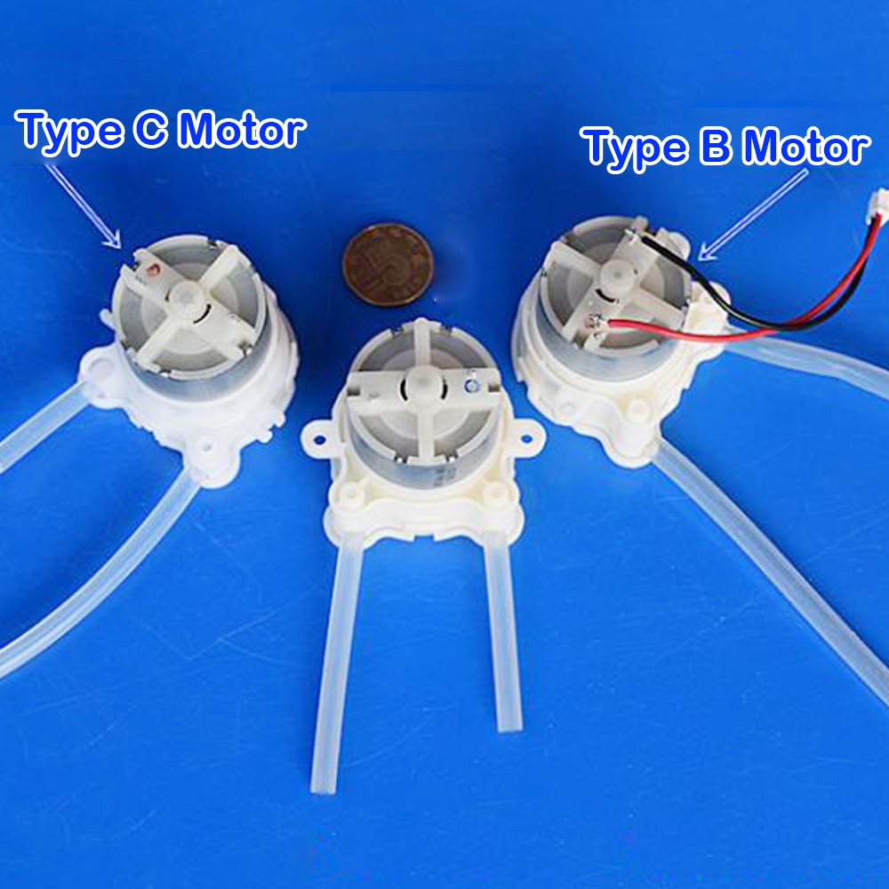 CONQUEALL 2PCS DC 5V Mico Peistaltic Pump Small Flow