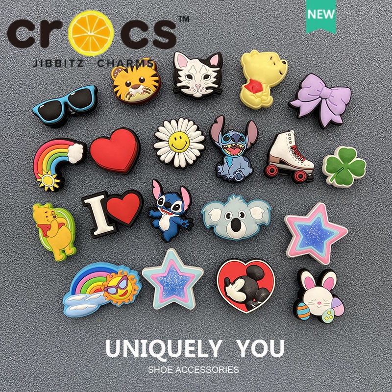 crocs jibbitz charms Cute Cartoon Hole Shoes Flower DIY Decorative