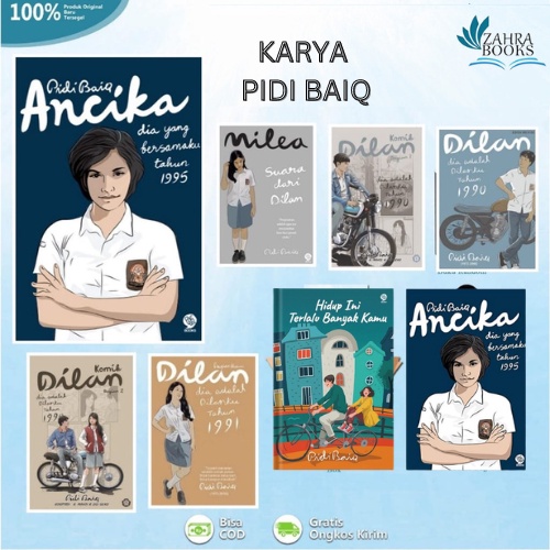 Novel Ancika Dilan Milea And Life Is Too Much You Pidi Baiq Shopee