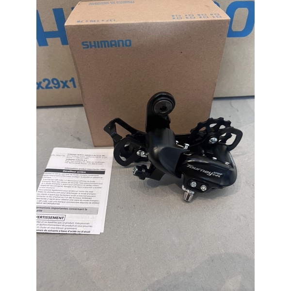 Dérailleur Arrière VTT Shimano Tourney TX800SGS - 7/8 Vitesses, à Visser, Neuf Sous Emballage
