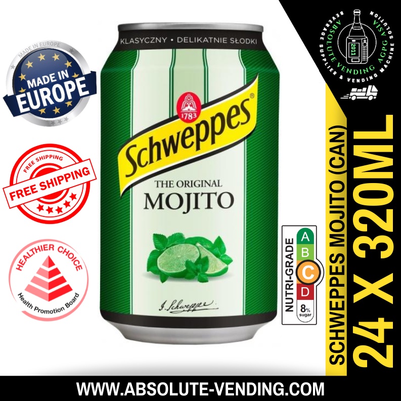 SCHWEPPES Mojito Europe 330ML X 24 (CAN) - FREE DELIVERY Within 3 ...