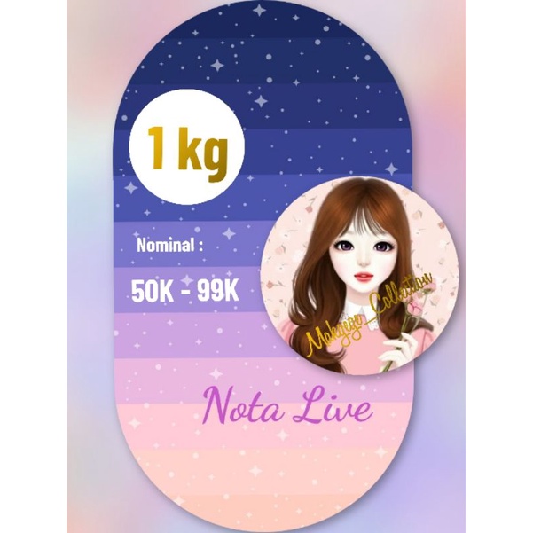 Live Note 1 kg (5.000 - 99.000) | Shopee Singapore