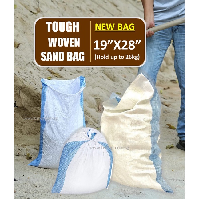 NEW PVC SAND BAG/ FLOUR BAG/ GUNI BAG-50PCS | Shopee Singapore
