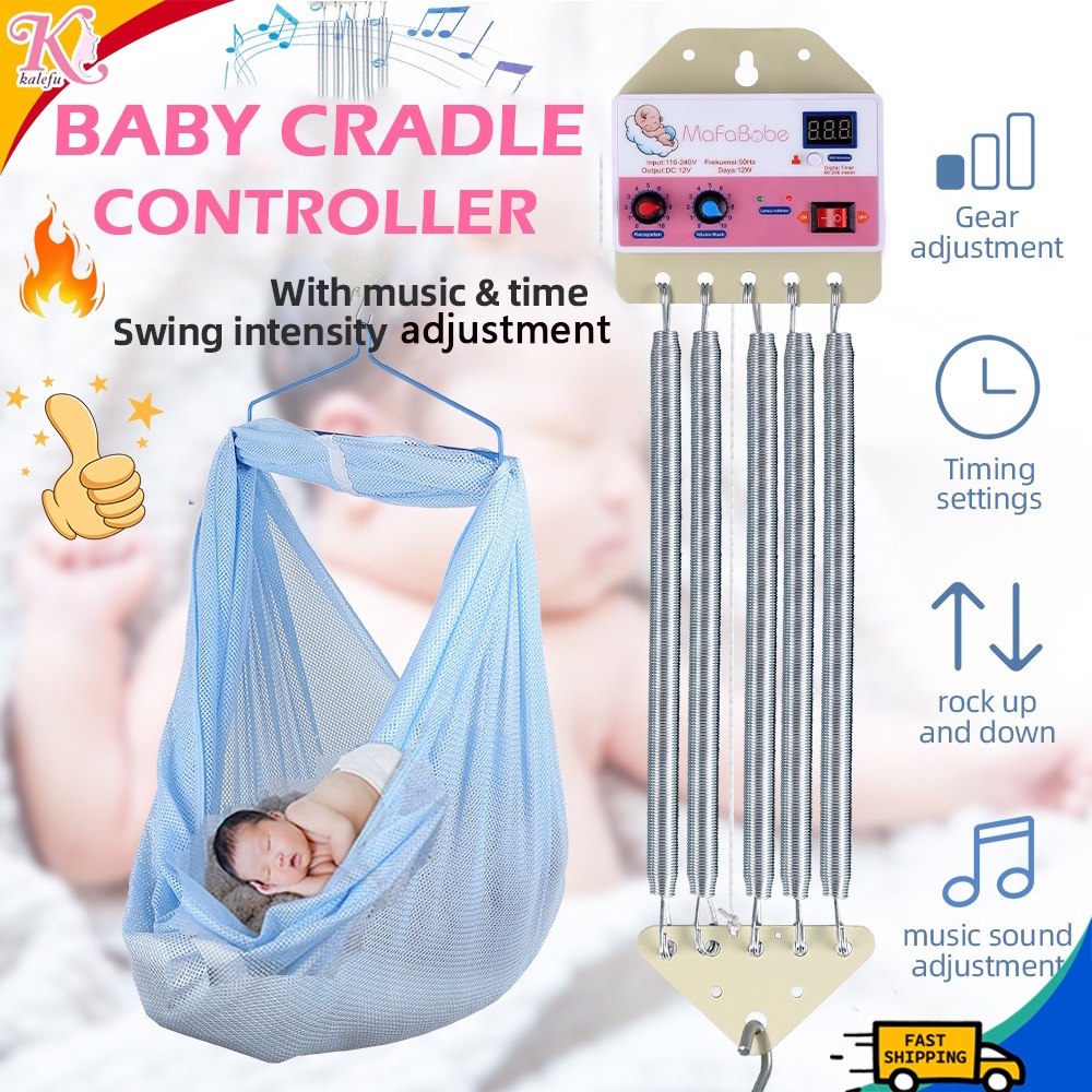 Mafababe electric baby cradle automatic spring electric baby cradle