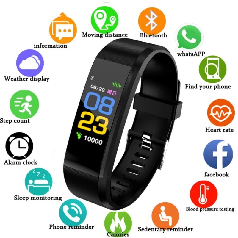 Smart Watch 115Plus Bluetooth compatible Sport Watch Health