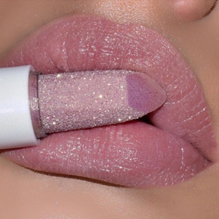 Polarized high pigment sequin powder, fine shiny lip gloss, sequin lipstick  with brush and glue