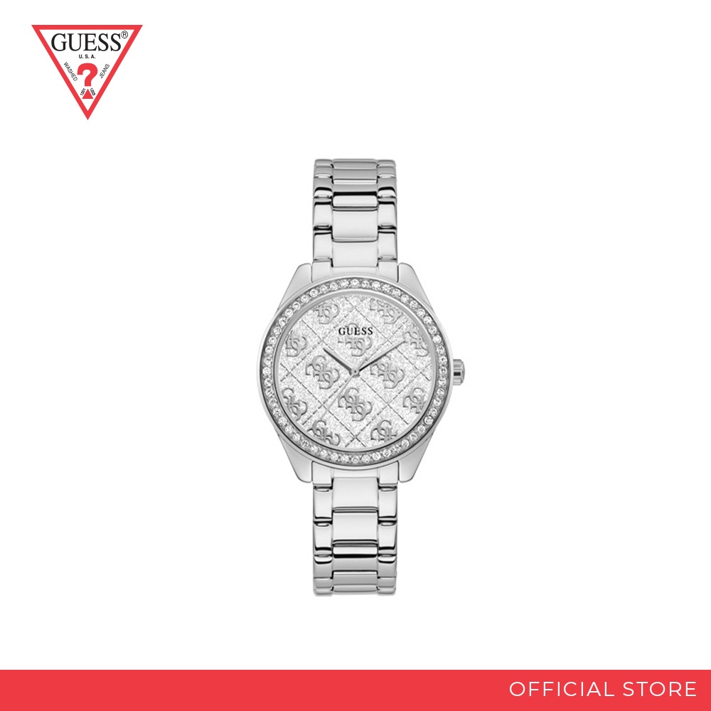 Guess ladies silver watch sale