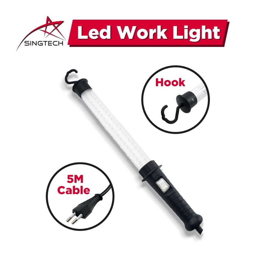 [SINGTECH] Multi Led Work Light With 5 Meter Cable and Hanging Hook For ...