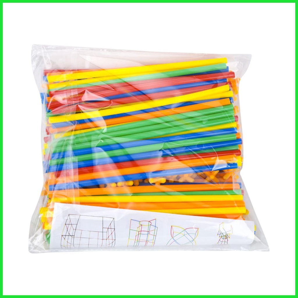 Straw STEM Building Toys Engineering Straw Building Set Improve Motor