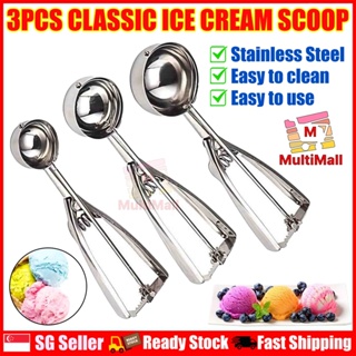 Ice Cream Scoop Stainless Steel Cookie Dough Spoon Fruit Potato