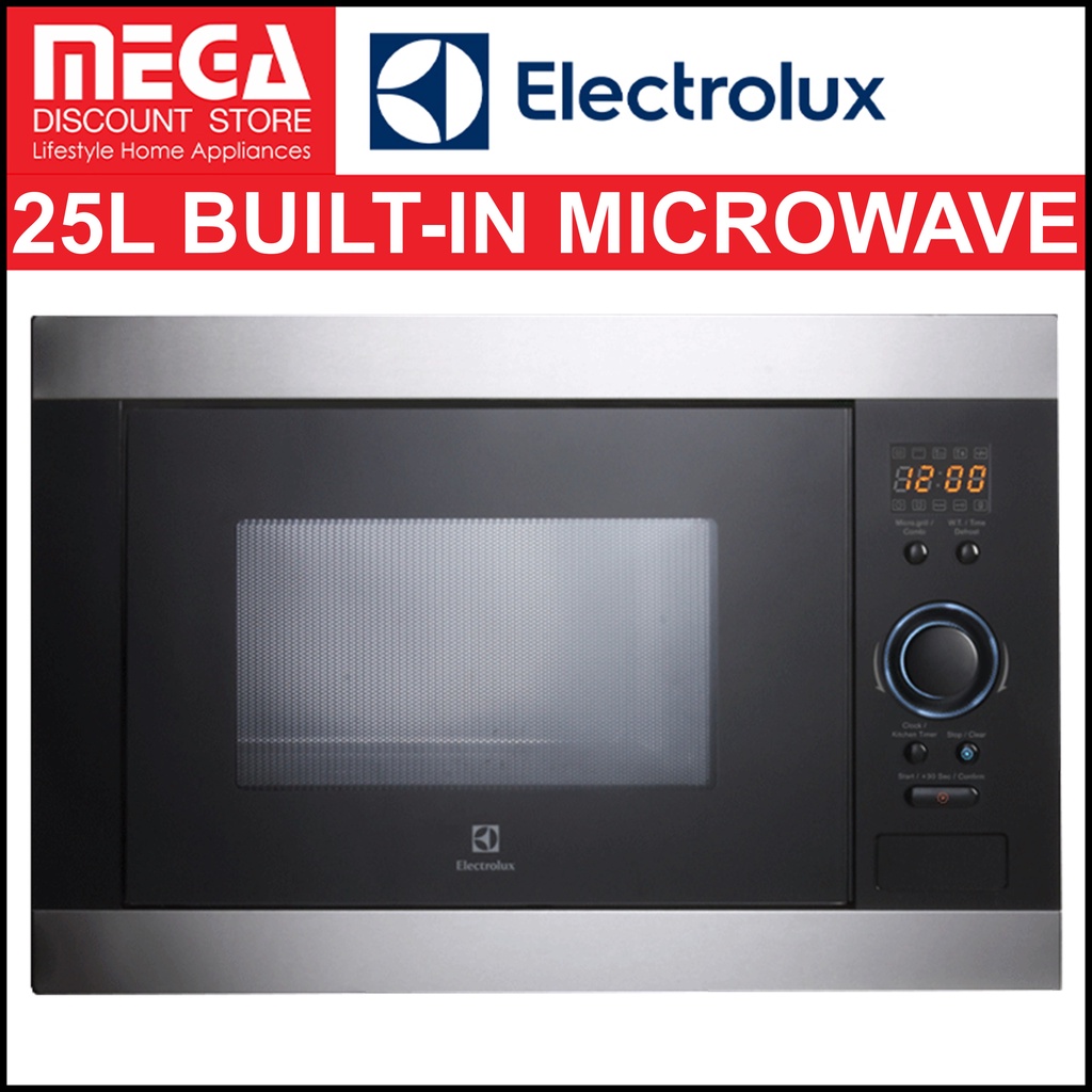 ELECTROLUX EMS2540X 25L Builtin Microwave oven with Grill Shopee