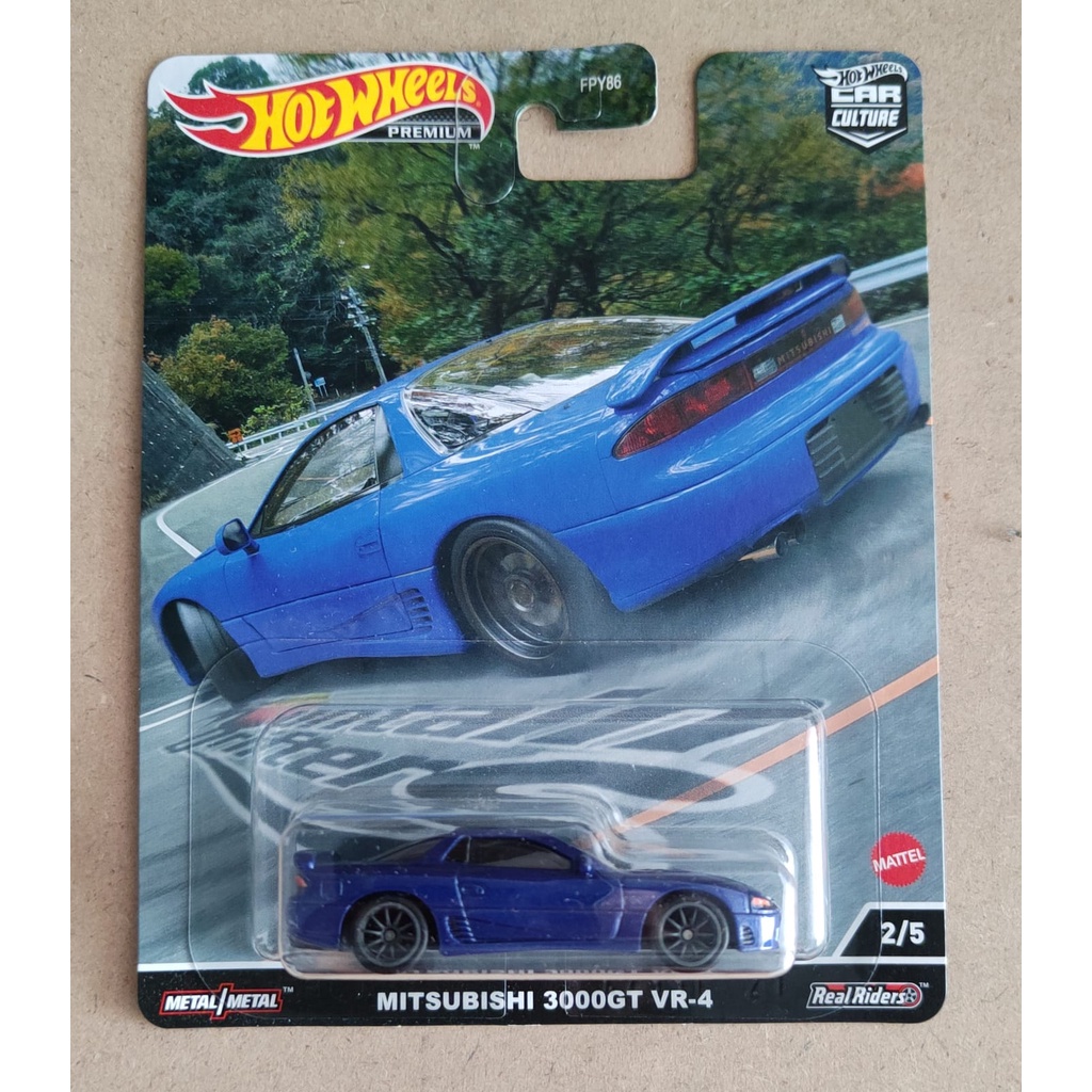 Hot WHEELS PREMIUM MITSUBISHI 3000GT VR-4 Blue | Shopee Singapore