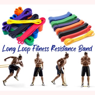 Pull Up Assist Resistance Elastic Band Natural Rubber Band For Stretching Gym Workout Shopee Singapore