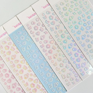 Ribbon Sticker Set Aesthetic Korean Toploader Stickers Journal Scrapbook  Album Phonecase Diary Decor
