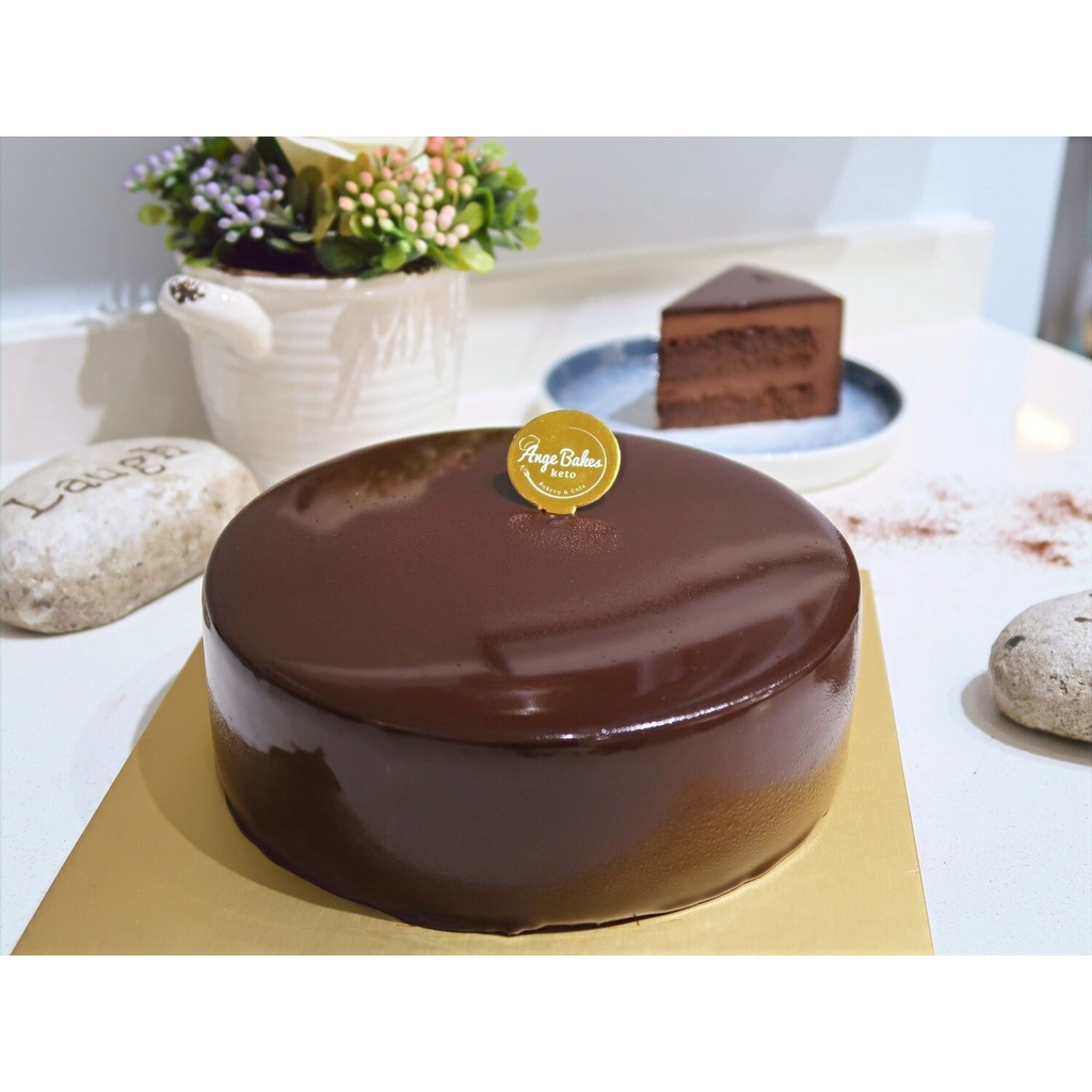 Ange Bakes Keto All Chocolate Cake [DiabeticFriendly SugarFree GlutenFree] Shopee Singapore