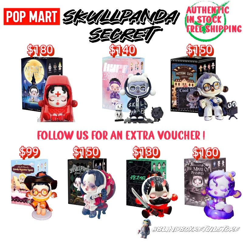 Pop Mart - Skullpanda Candy Monster store Town - SECRET Chase! Adorkable Magician