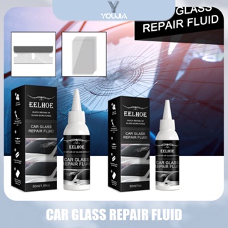 Car Cracked Glass Repair Kit Windshield Repair DIY Car Windscreen Repair  Tool Glass Scratch Fluid Window Scratch Crack Repair