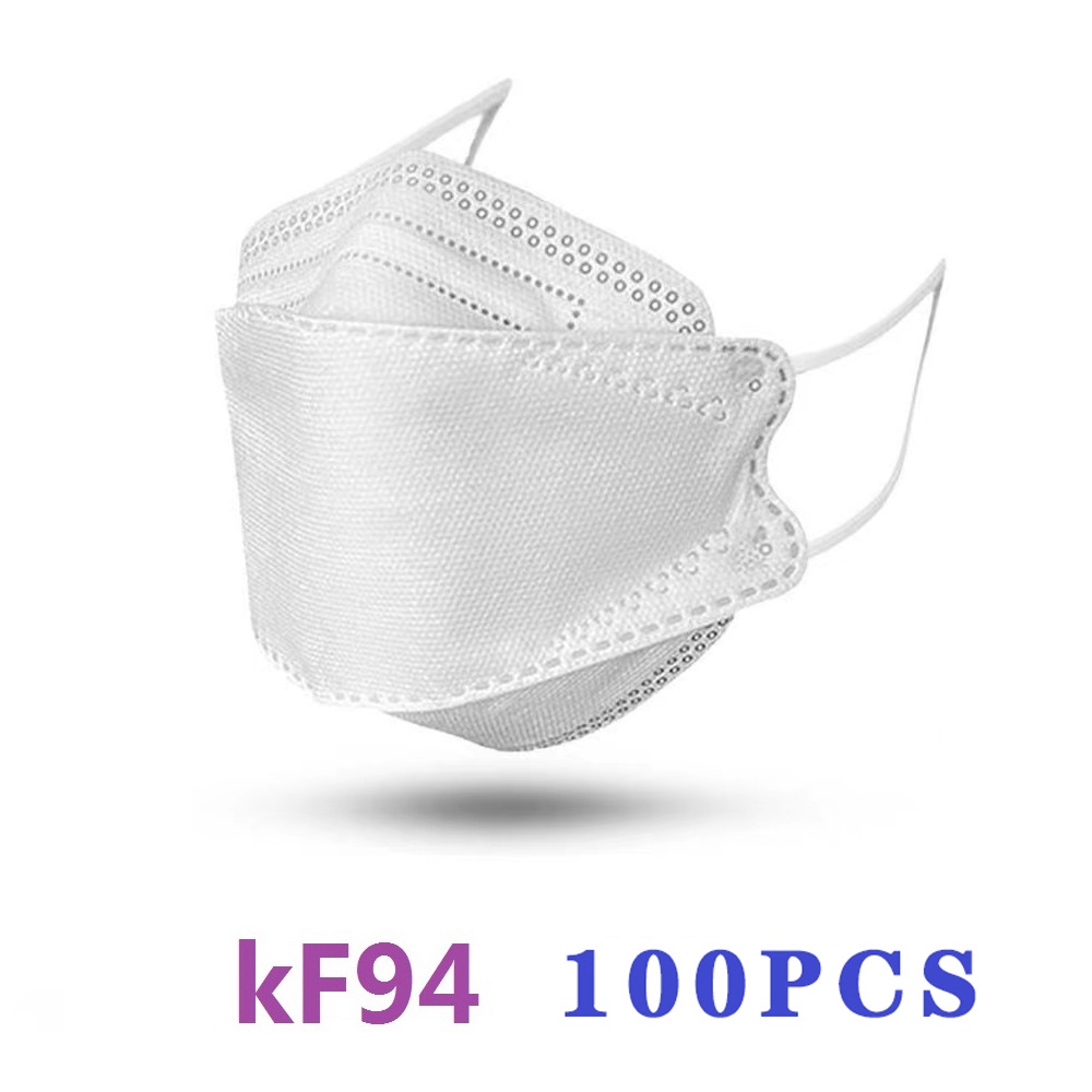 50/100PCS KF94 Mask 4 PLY Protection 3D Earloop Protection Face Mask