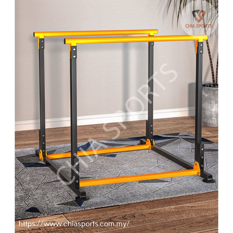 Gymnastics Parallel Bars Double Horizontal Bar Junior Gym Rack Dip ...