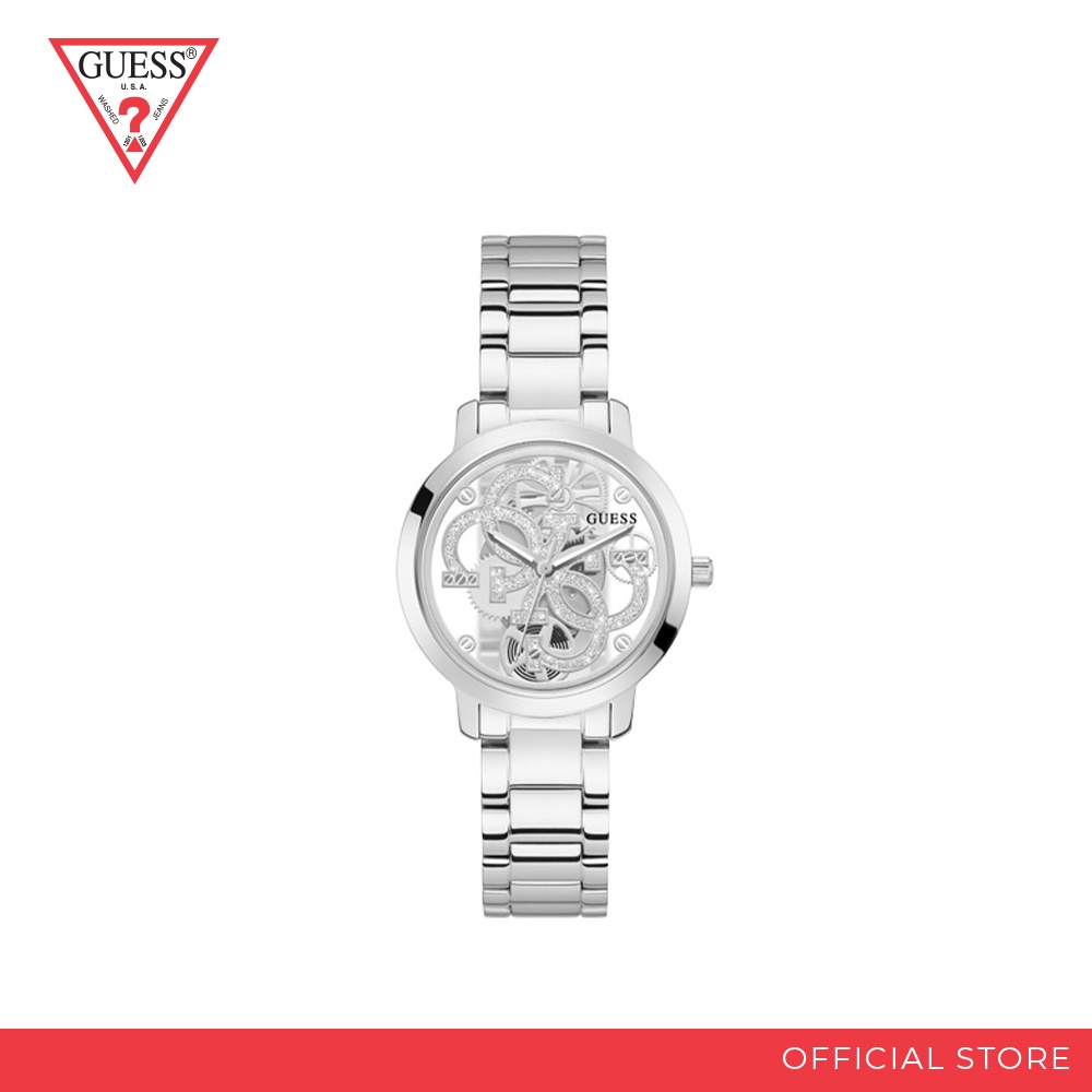 White and silver ladies on sale watch