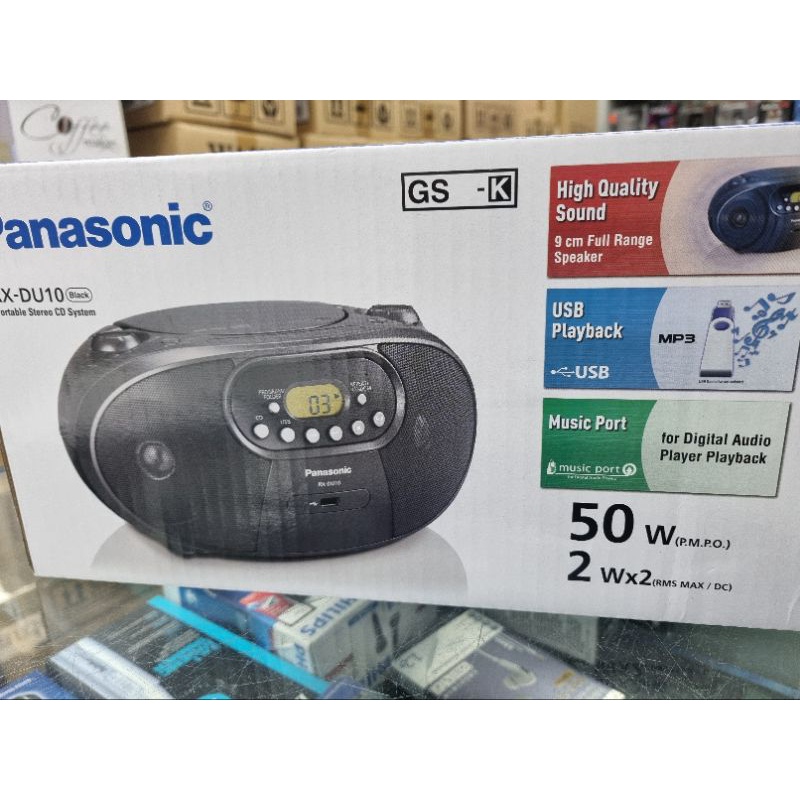 Panasonic RX-DU10 Portable CD System – Digital Radio & USB Playback in ...
