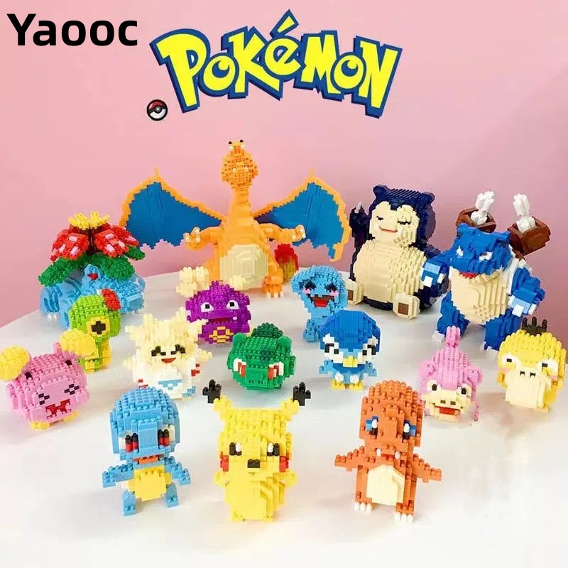 Yaooc Micro Block Lego Pokemon Series Nanoblocks (Pokeball, Meowth ...