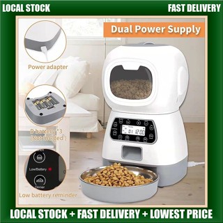 Dog food bowl timer sales