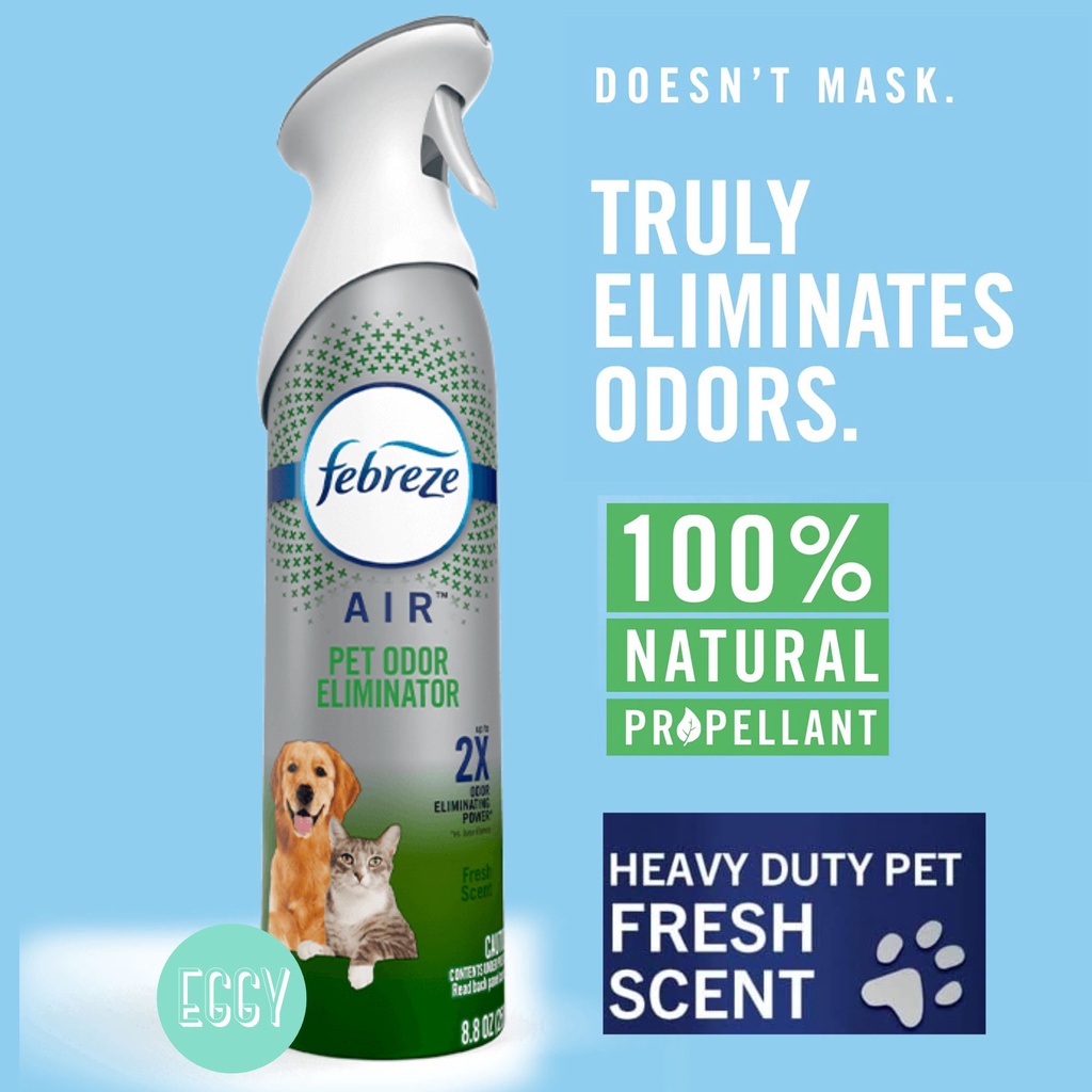 Febreze Pet Odor Heavy Duty Eliminator Air Freshener Spray Shopee Singapore