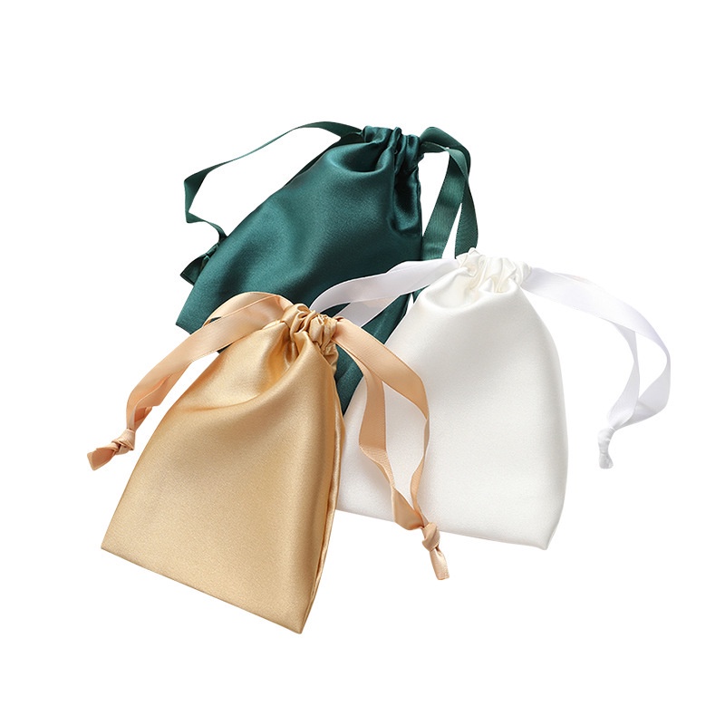 Champagne Silk Satin Drawstring Bag Custom Logo Packaging Bags Shoes  Underwear Eye Mask Organizer Bag Wedding Favors Silk Bag - China Silk Bag  and Silk Drawstring Bag price