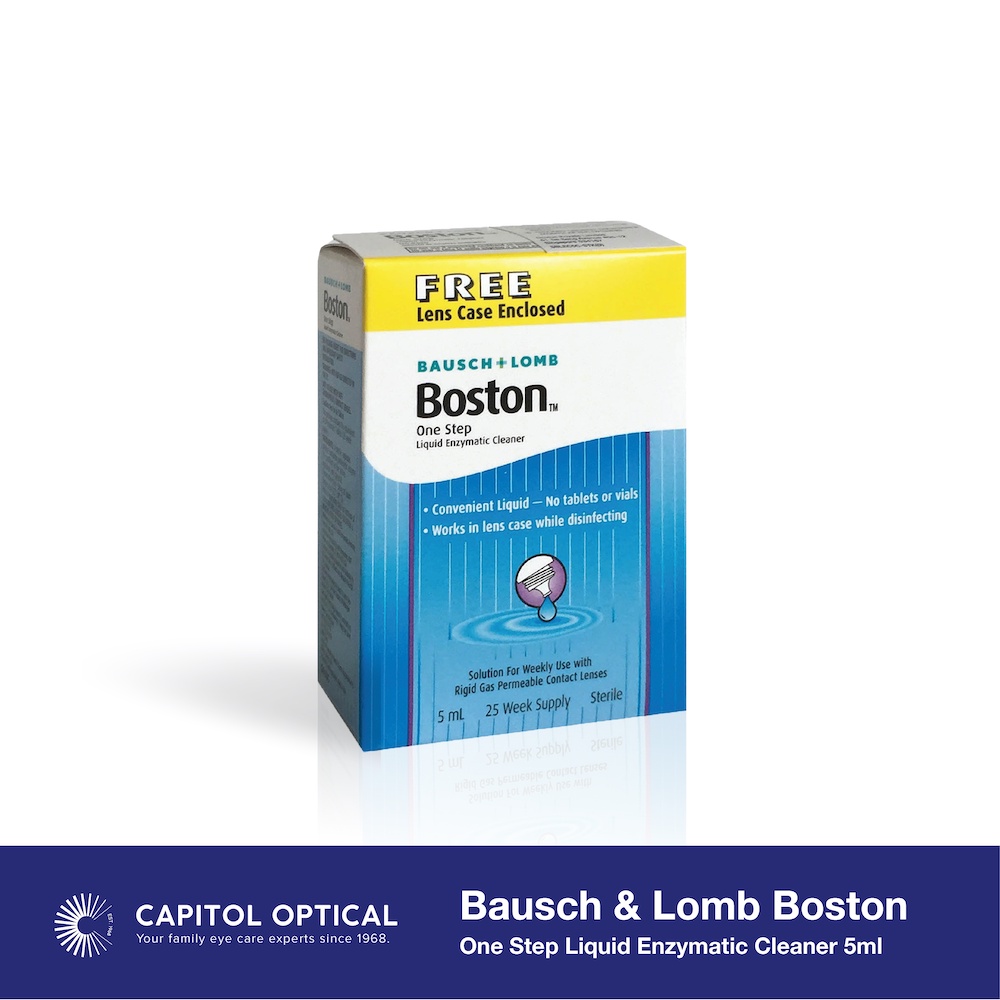 Bausch & Lomb Boston One Step Liquid Enzymatic Cleaner 5ml Shopee