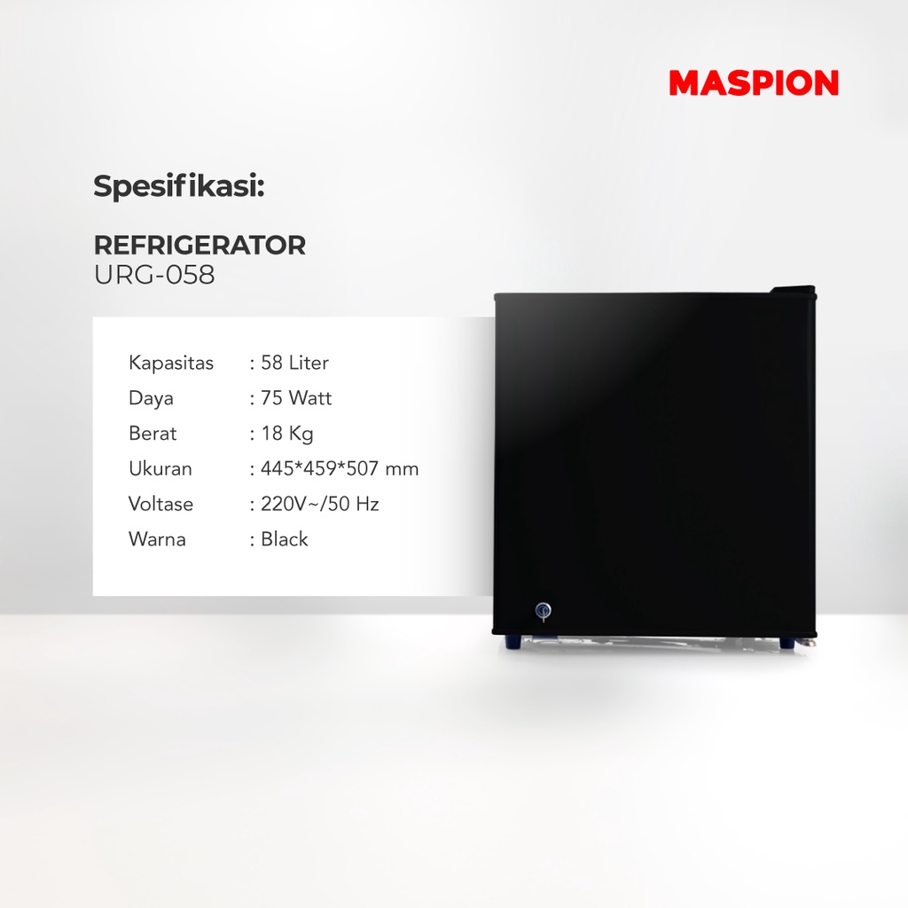 Maspion Kulkas Refrigerator Lemari ES 58 Liter URG-058 - Gambar 4
