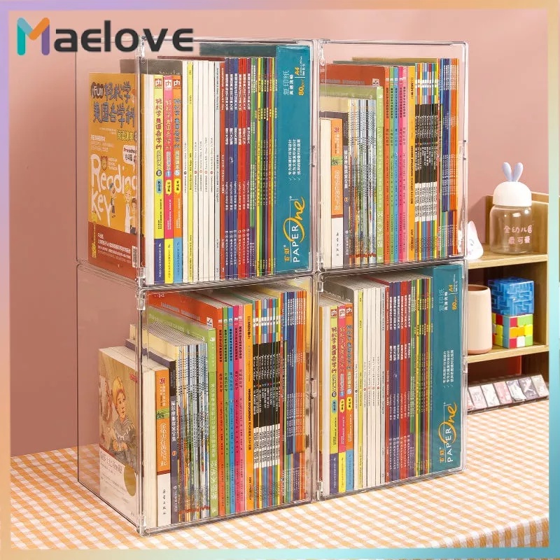 Storage Box Book Stackable Organiser Handbag Storage Thickened Dust