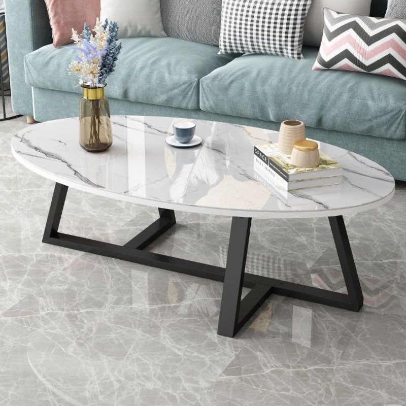 Picture Idea: Coffee Table 120Cm Scandinavian Minimalist Living Room Tea Table Oval
