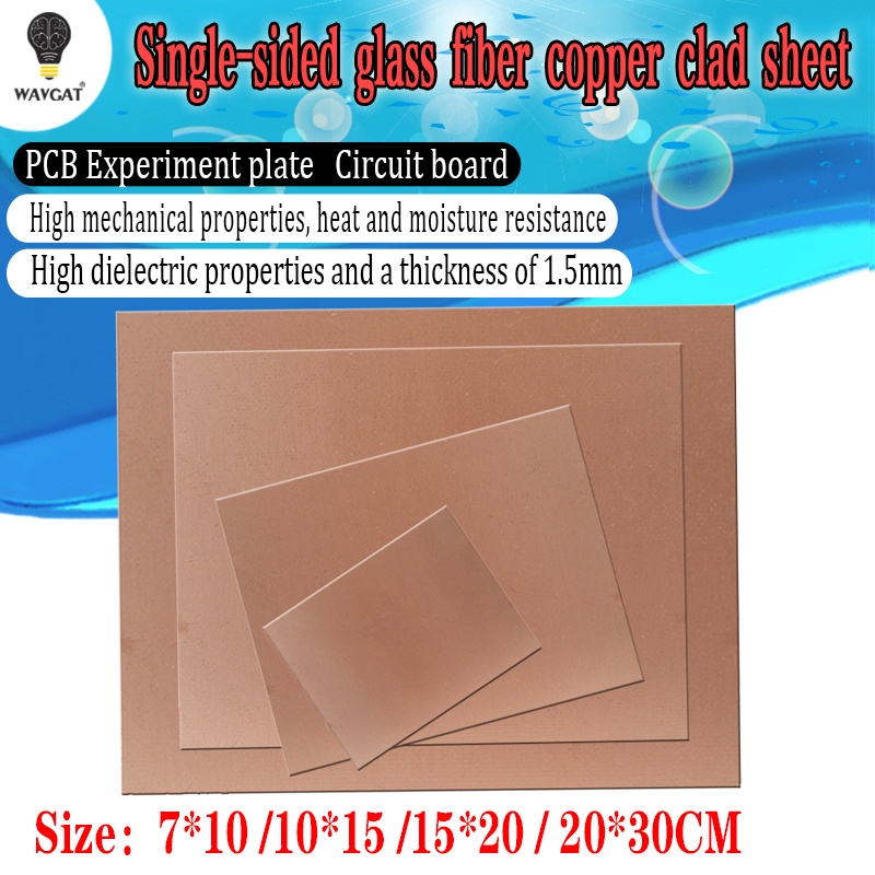 FR4 PCB 7x10 10x15 15x20 20x30 cm 7*10 10*15 15*20 20*30 Single Side ...