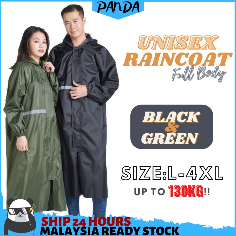 TS13 Raincoat Unisex Waterproof Full Body Rainsuit Motorcycle Long Rain