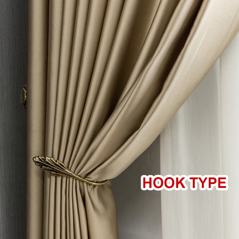 ArtLiving SG 1PC 4 Prong Hook Curtain,90% Blackout Curtain, Nordic ...