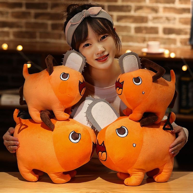 40cm Anime Chainsaw Man Denji Cosplay Plushie Pochita Stuffed Dolls Plush Figure Toys 10/25/40cm