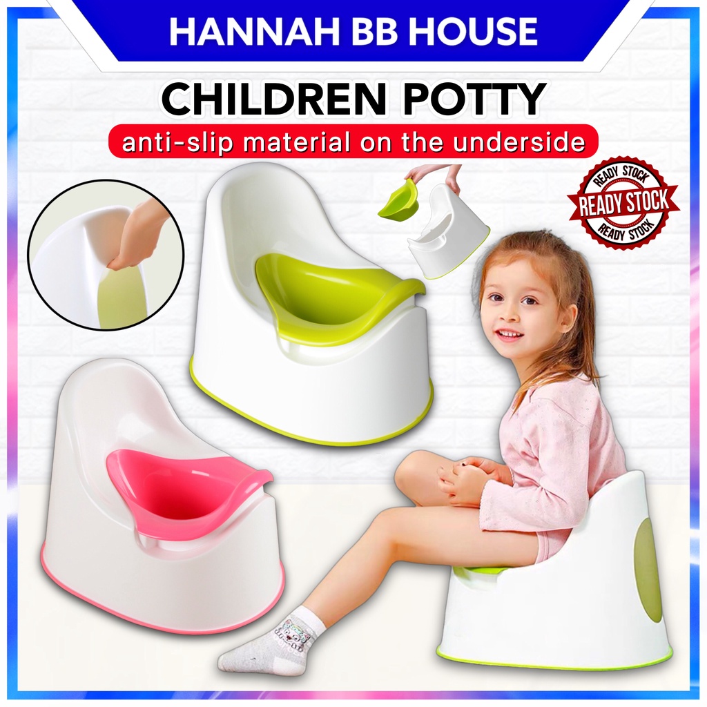 Children's Potty Green White Children Potty Seat Potty Training Seat