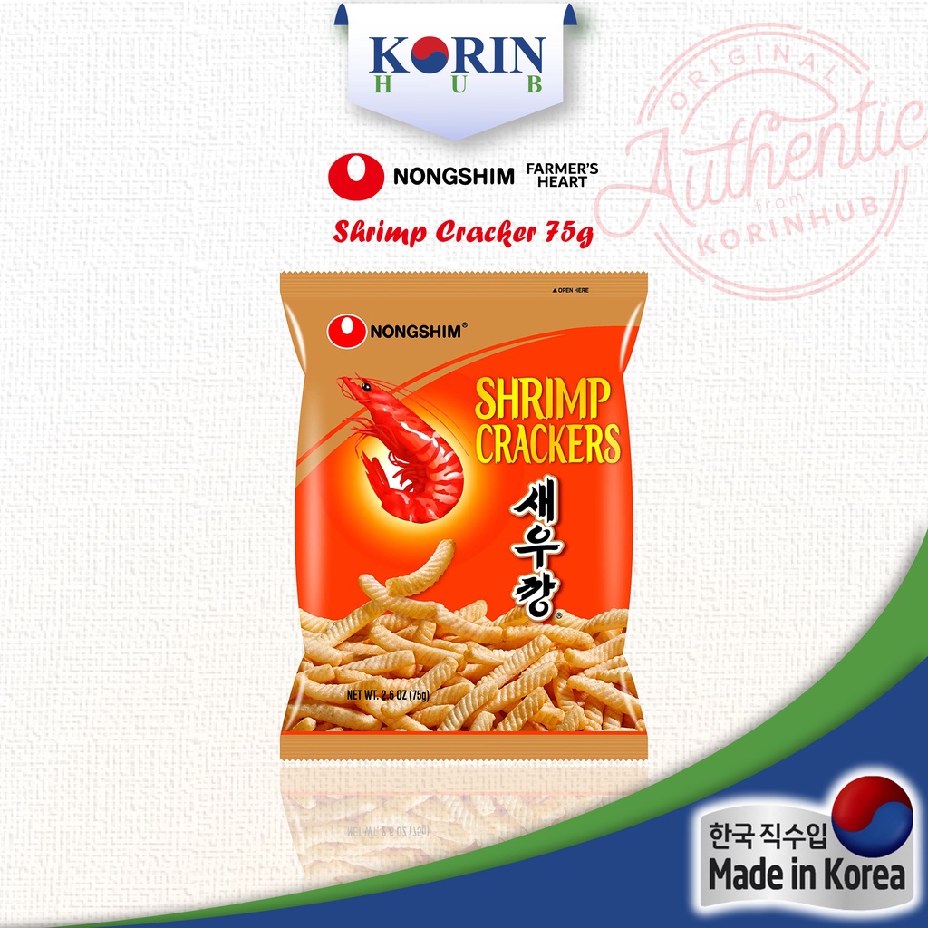 Nongshim Shrimp Cracker 75g Made in Korea/Shrimp Cracker/Shrimp Snack