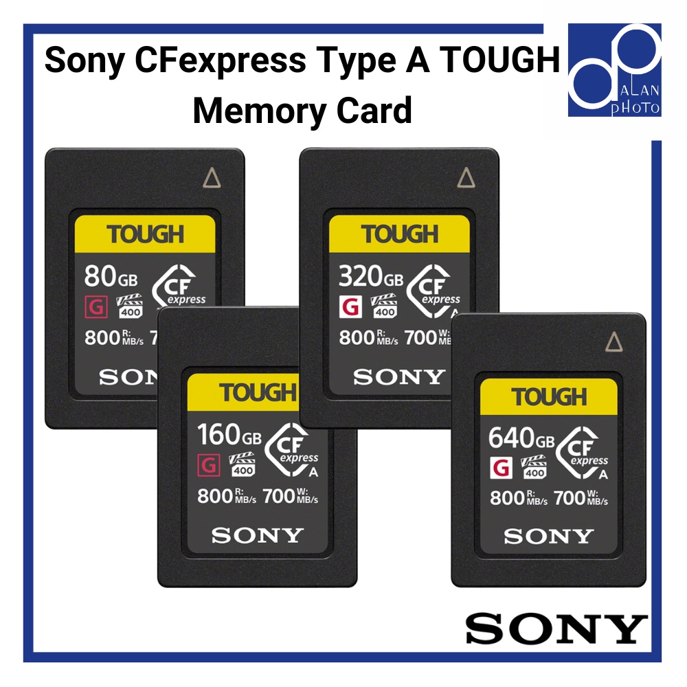 Sony CFexpress Type A TOUGH Memory Card (80GB / CEA-G80T) (160GB