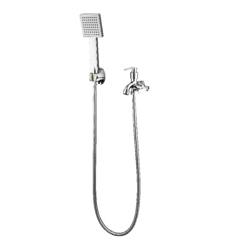 FallResistant Pressurized Shower Head Set(With Square Shower Head,Hose
