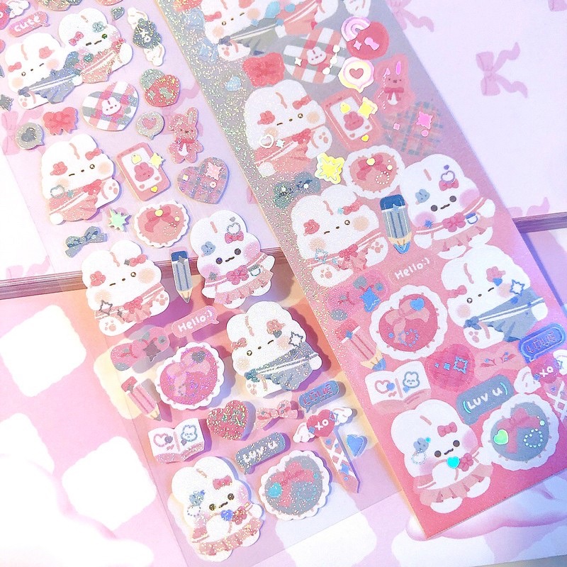 [Momoring] High School Girl Korean Sticker | Shopee Singapore