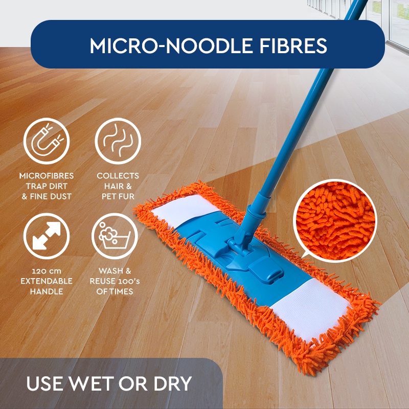 ABMH022 Sweep & Clean Mop (Dry & Wet) | Shopee Singapore