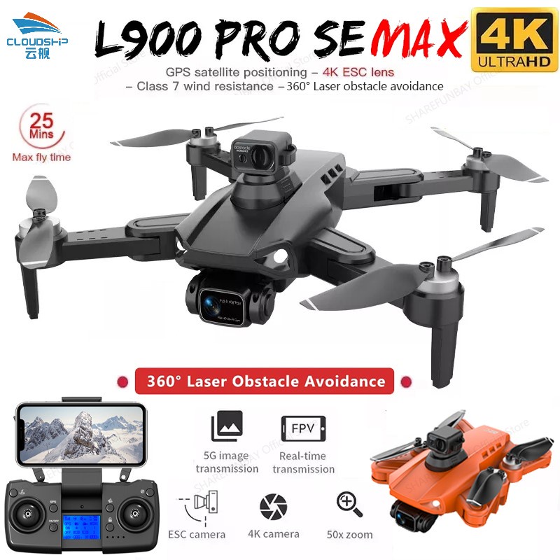 Obstacle Avoidance L900 Pro 4k L900 Pro MAX GPS Drone 4K