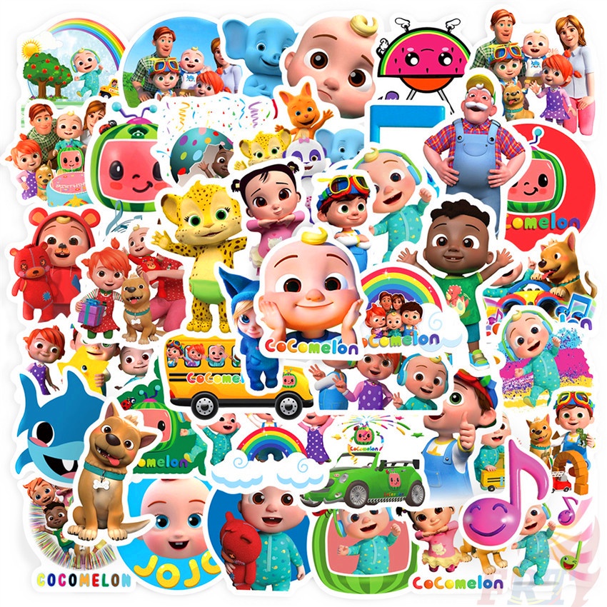 C.o.C.o.M.e.l.o.n Series 05 Stickers 50Pcs/Set Kids Early Education ...